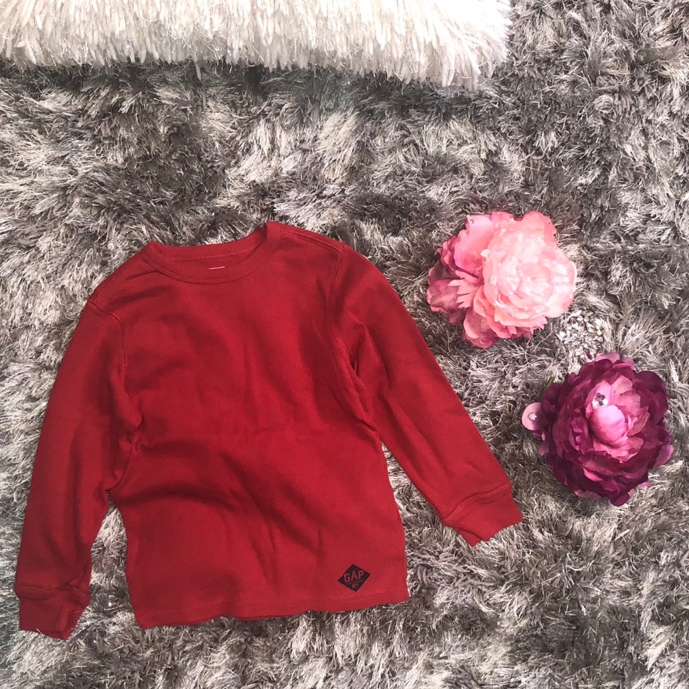 Baby Gap Red Long Sleeve Tee Child size 5 - Picture 2 of 7